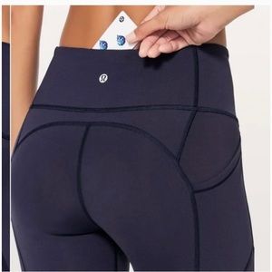Lululemon All The Right Places Navy Blue 28” Leggings